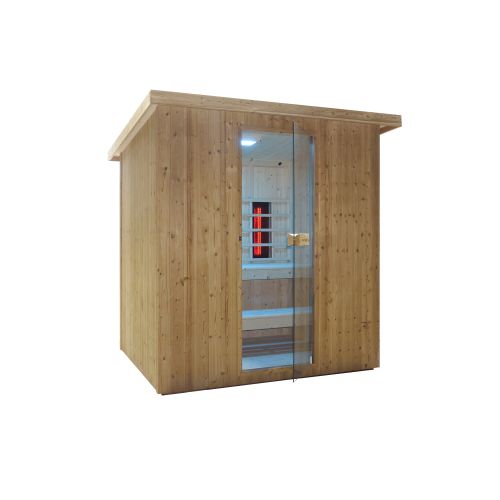 Sanotechnik LAHTI Außensauna für 4-6 Personen 198x181,5x202,2 cm