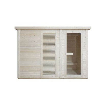 Sanotechnik VAASA Außensauna Sauna für 4-6 P. 310x230x219,5 cm