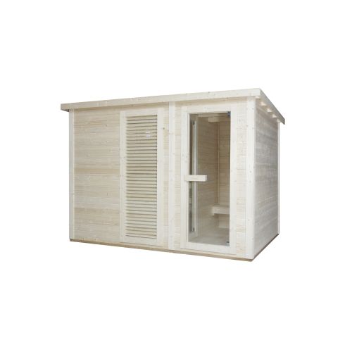 Sanotechnik VAASA Außensauna Sauna für 4-6 P. 310x230x219,5 cm