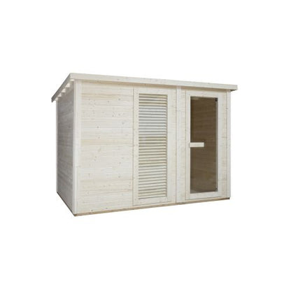 Sanotechnik VAASA Außensauna Sauna für 4-6 P. 310x230x219,5 cm