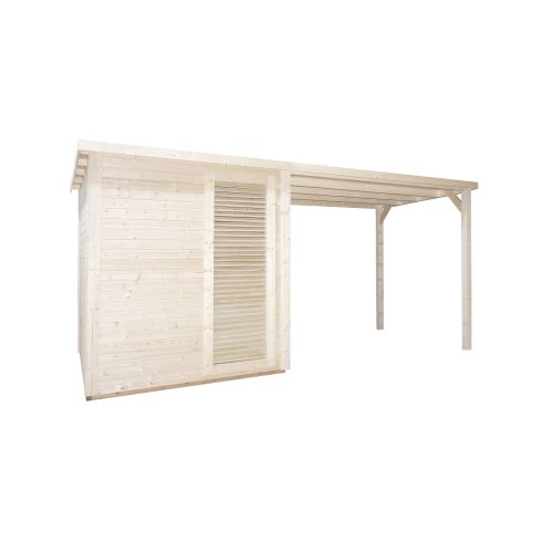 Sanotechnik RAUMA Außensauna Sauna für 4-5 P. 460x230x219,5 cm