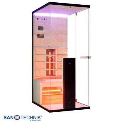 Sanotechnik BILLUND 1 Infrarotkabine für 1 Person 80x110x190 cm