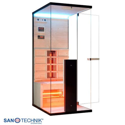 Sanotechnik BILLUND 1 Infrarotkabine für 1 Person 80x110x190 cm