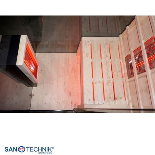 Sanotechnik BILLUND 1 Infrarotkabine für 1 Person 80x110x190 cm