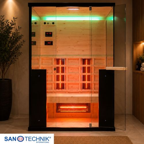 Sanotechnik BILLUND 2 Infrarotkabine für 2 Personen 125x100x190 cm