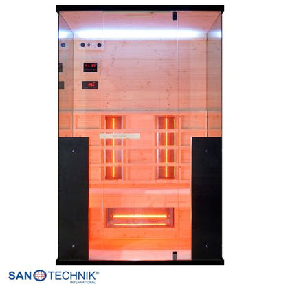Sanotechnik BILLUND 2 Infrarotkabine für 2 Personen 125x100x190 cm