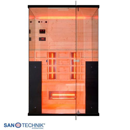 Sanotechnik BILLUND 2 Infrarotkabine für 2 Personen 125x100x190 cm