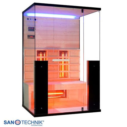 Sanotechnik BILLUND 2 Infrarotkabine für 2 Personen 125x100x190 cm