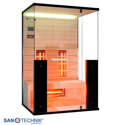 Sanotechnik BILLUND 2 Infrarotkabine für 2 Personen 125x100x190 cm
