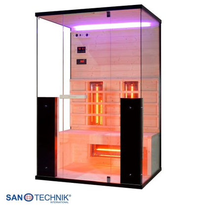 Sanotechnik BILLUND 2 Infrarotkabine für 2 Personen 125x100x190 cm