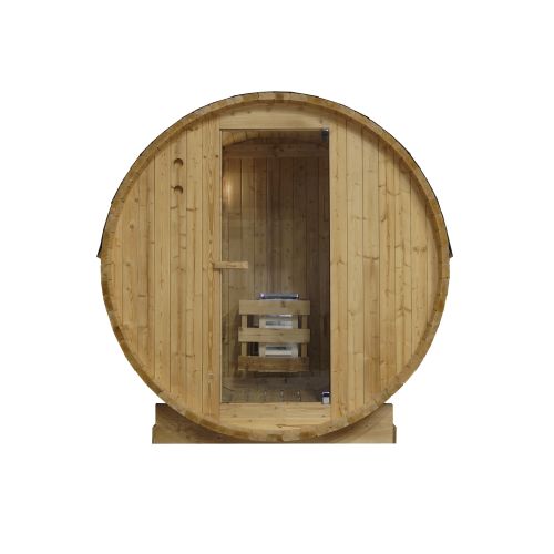Sanotechnik TROMSÖ M Fasssauna Sauna für 2 P. 189,0x120,0x191,5 cm