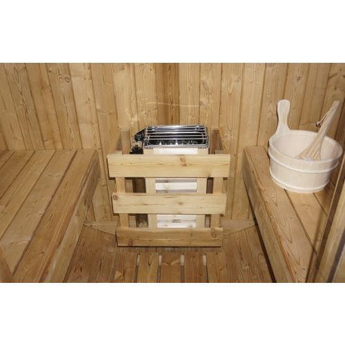 Sanotechnik TROMSÖ M Fasssauna Sauna für 2 P. 189,0x120,0x191,5 cm