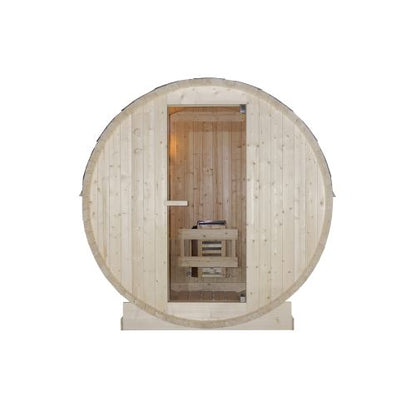 Sanotechnik TROMSÖ M Fasssauna Sauna für 2 P. 189,0x120,0x191,5 cm