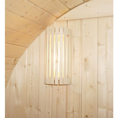 Sanotechnik TROMSÖ M Fasssauna Sauna für 2 P. 189,0x120,0x191,5 cm