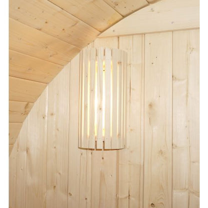 Sanotechnik TROMSÖ M Fasssauna Sauna für 2 P. 189,0x120,0x191,5 cm
