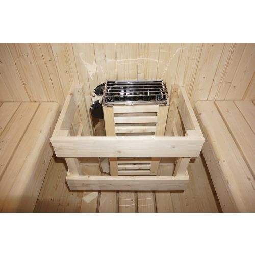 Sanotechnik TROMSÖ M Fasssauna Sauna für 2 P. 189,0x120,0x191,5 cm