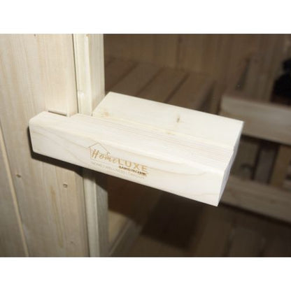 Sanotechnik TROMSÖ M Fasssauna Sauna für 2 P. 189,0x120,0x191,5 cm