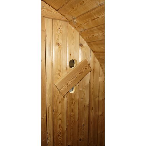 Sanotechnik TROMSÖ XL Fasssauna Außensauna Sauna für 6 Personen 189 x220x191,5 cm