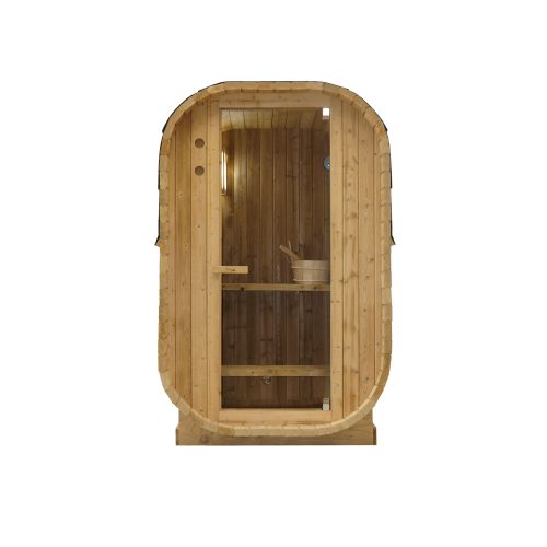 Sanotechnik LINDHOLM AußenSauna Sauna für 1-2 P. 128,2x120x194 cm (Bausatz)