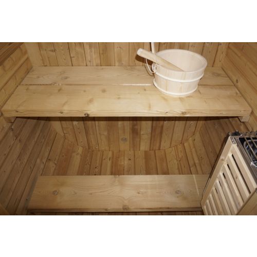 Sanotechnik LINDHOLM AußenSauna Sauna für 1-2 P. 128,2x120x194 cm (Bausatz)