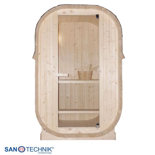 Sanotechnik LINDHOLM Außensauna Sauna für 1-2 P. 128,2x120x194 cm