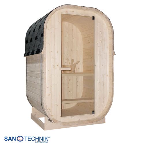 Sanotechnik LINDHOLM Außensauna Sauna für 1-2 P. 128,2x120x194 cm