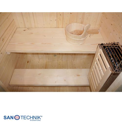 Sanotechnik LINDHOLM Außensauna Sauna für 1-2 P. 128,2x120x194 cm