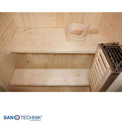 Sanotechnik LINDHOLM Außensauna Sauna für 1-2 P. 128,2x120x194 cm