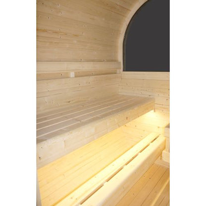 Sanotechnik HANKO Outdoor Sauna Außensauna für 6 P. 210x180x210 cm
