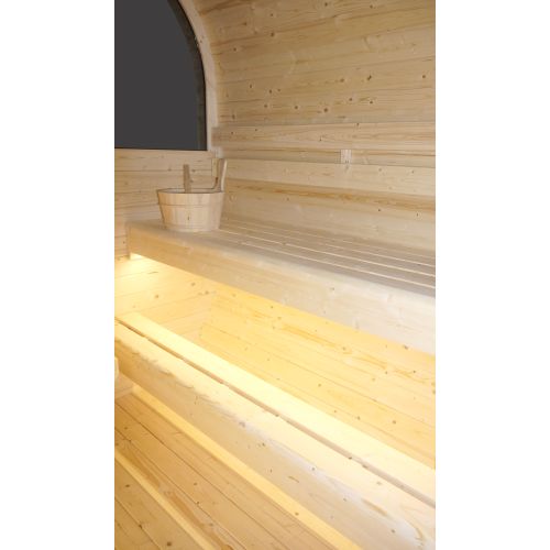 Sanotechnik HANKO Outdoor Sauna Außensauna für 6 P. 210x180x210 cm
