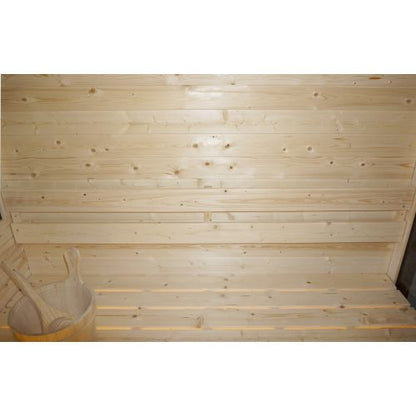 Sanotechnik HANKO Outdoor Sauna Außensauna für 6 P. 210x180x210 cm