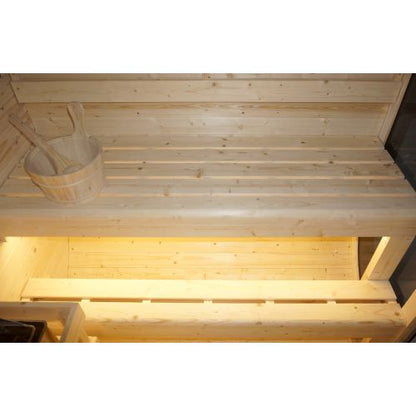 Sanotechnik HANKO Outdoor Sauna Außensauna für 6 P. 210x180x210 cm
