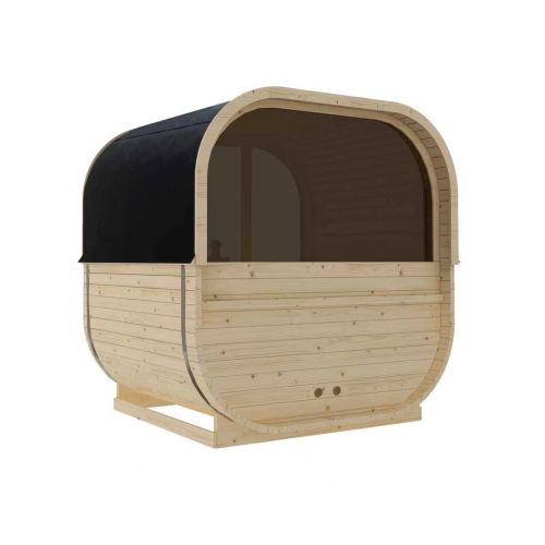 Sanotechnik HANKO Outdoor Sauna Außensauna für 6 P. 210x180x210 cm