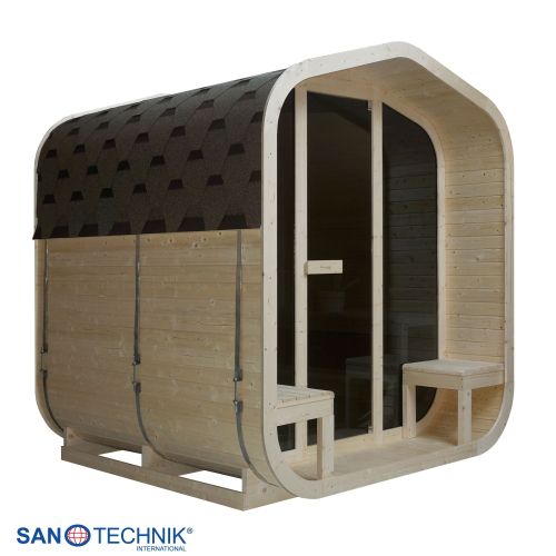 Sanotechnik LIETO Außensauna für 6 Personen Sauna 220x223,6x250,1 cm