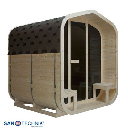 Sanotechnik LIETO Außensauna für 6 Personen Sauna 220x223,6x250,1 cm