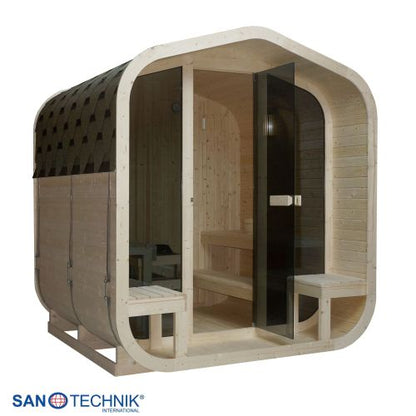 Sanotechnik LIETO Außensauna für 6 Personen Sauna 220x223,6x250,1 cm
