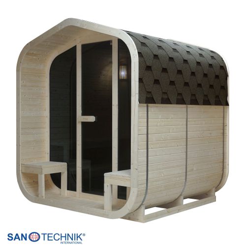 Sanotechnik LIETO Außensauna für 6 Personen Sauna 220x223,6x250,1 cm