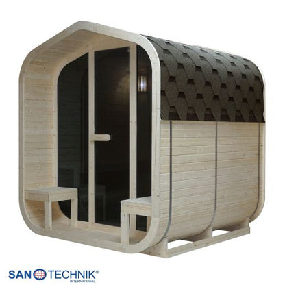 Sanotechnik LIETO Außensauna für 6 Personen Sauna 220x223,6x250,1 cm