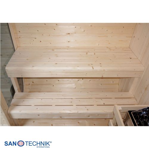 Sanotechnik LIETO Außensauna für 6 Personen Sauna 220x223,6x250,1 cm