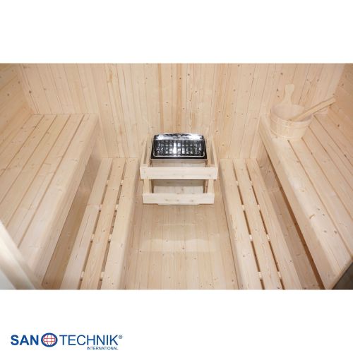 Sanotechnik LIETO Außensauna für 6 Personen Sauna 220x223,6x250,1 cm