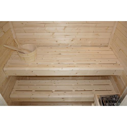 Sanotechnik HELSINKI Außensauna Sauna für 2-3 P. 165x175x218,9 cm (Bausatz)