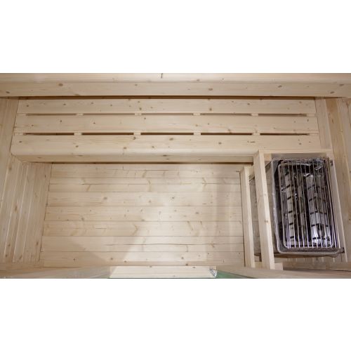 Sanotechnik HELSINKI Außensauna Sauna für 2-3 P. 165x175x218,9 cm (Bausatz)