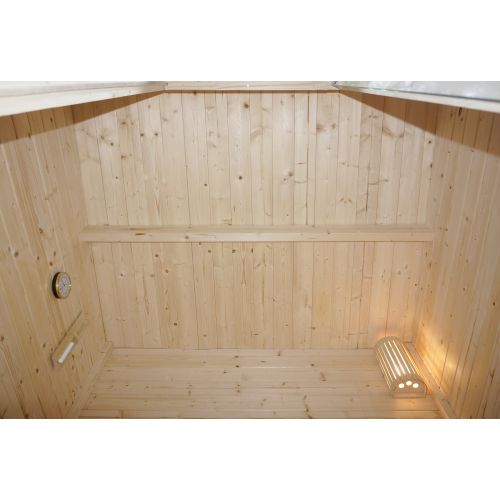 Sanotechnik HELSINKI Außensauna Sauna für 2-3 P. 165x175x218,9 cm (Bausatz)