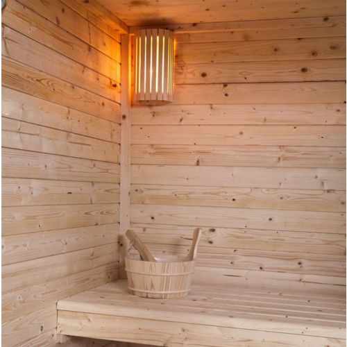 Sanotechnik HELSINKI Außensauna Sauna für 2-3 P. 165x175x218,9 cm (Bausatz)
