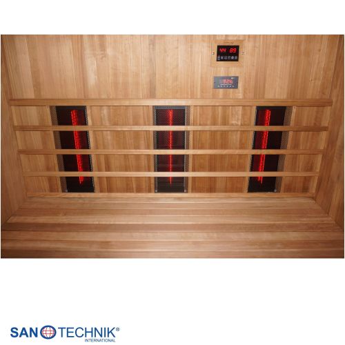 Sanotechnik KOTKA Sauna + Infrarotkabine für 4-5 Personen 200x150x190 cm THERMO-ESPENHOLZ