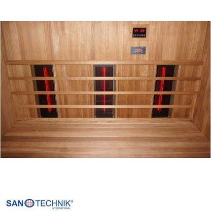 Sanotechnik KOTKA Sauna + Infrarotkabine für 4-5 Personen 200x150x190 cm THERMO-ESPENHOLZ