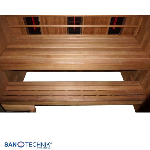 Sanotechnik KOTKA Sauna + Infrarotkabine für 4-5 Personen 200x150x190 cm THERMO-ESPENHOLZ