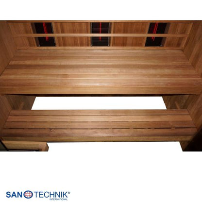 Sanotechnik KOTKA Sauna + Infrarotkabine für 4-5 Personen 200x150x190 cm THERMO-ESPENHOLZ