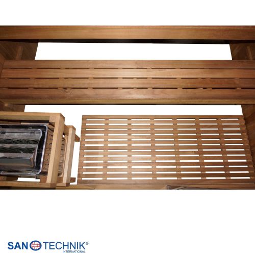 Sanotechnik KOTKA Sauna + Infrarotkabine für 4-5 Personen 200x150x190 cm THERMO-ESPENHOLZ