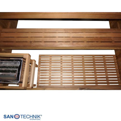 Sanotechnik KOTKA Sauna + Infrarotkabine für 4-5 Personen 200x150x190 cm THERMO-ESPENHOLZ